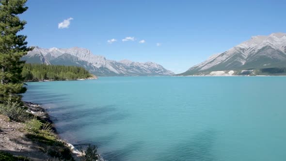 Abraham lake In Alberta canada alt