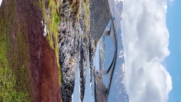 Road in Norway Atlantic Ocean alt