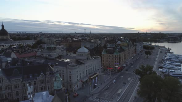 Stockholm Östermalm District Aerial View