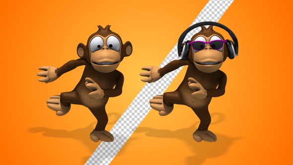Monkey Dance (3-Pack) by se5d | VideoHive