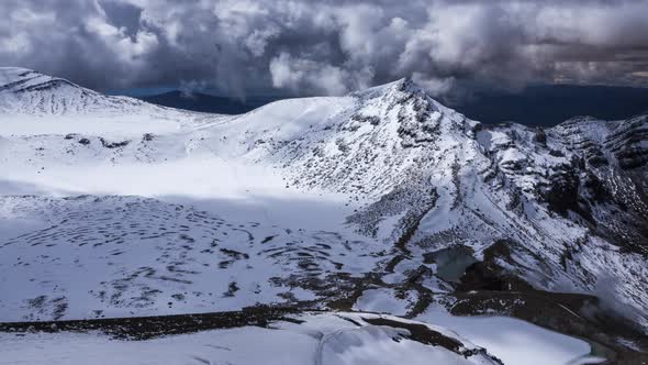 Tongariro dramatic clouds alt