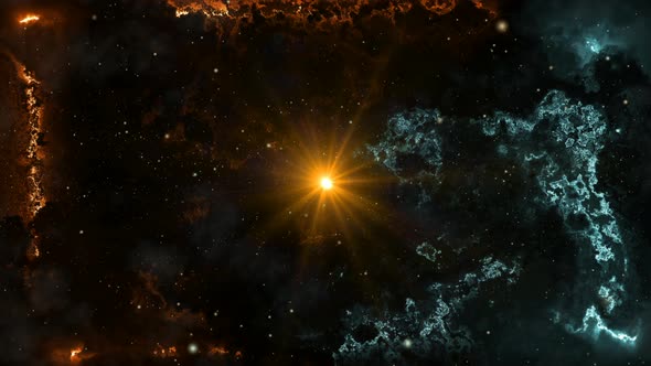 Space Nebula Flight Animation 4K alt