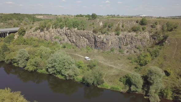 Canyon on River Sluch Near Novograd Volynsky Ukraine