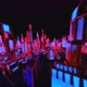 4K Glowing  Neons Cityscape - VideoHive Item for Sale