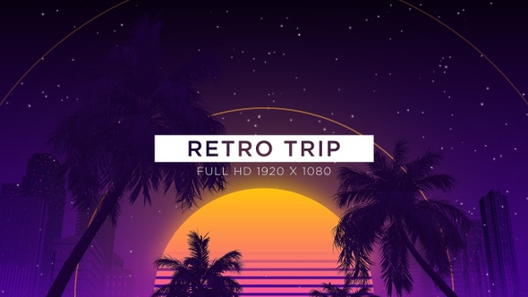 Retro Trip VJ Loops Background alt