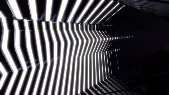Sci Fi Wall Light Tunnel 05 4K alt