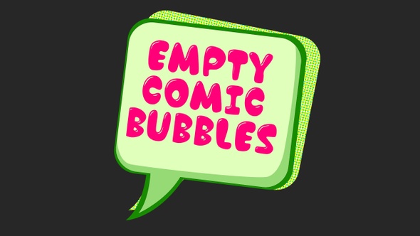 Empty Comic Bubbles
