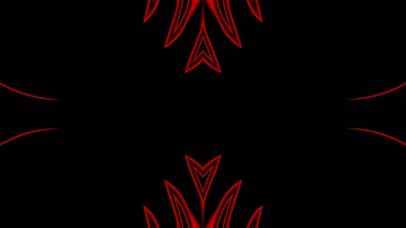 Red White Pulsating Abstraction of Infinite Background alt