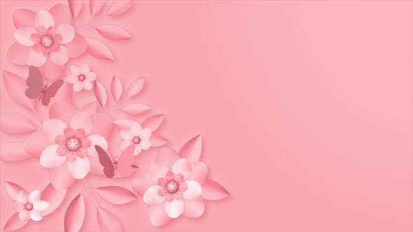 Floral Background Loop alt