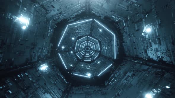 Loop Digital Futuristic Neon Tunnel alt