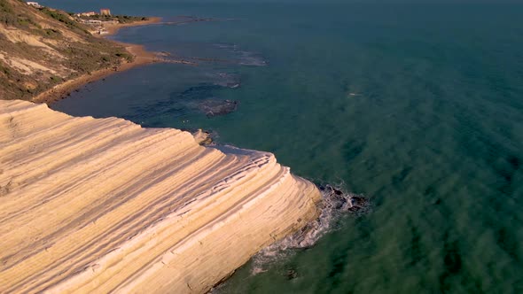 Scala Dei Turch Sunset at the White Cliffs of Scala Dei Turchi in Realmonte Sicily alt