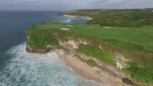 View of a Coastal Golf Course at Resort