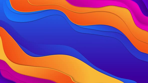 Wavy Colorful Background