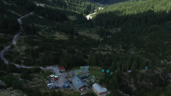 Flight High Above Vihren Hut In Pirin Mountain In Bulgaria 5 alt