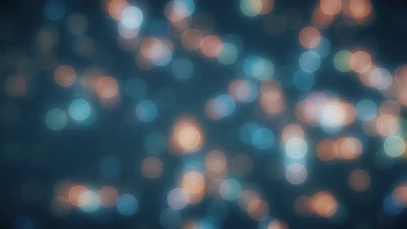 ambient abstract bokeh particles background