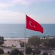 Waving national flag of Turkey on blue sky. - VideoHive Item for Sale