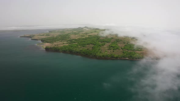 Aerial View of the Krabbe Peninsula in Summer alt