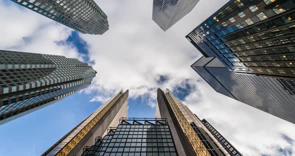 City Skyline Toronto Lookup Financial District Office Buildings