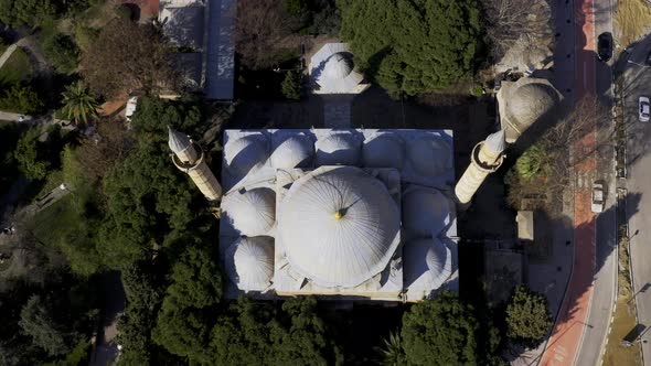 Mosque And City Aerial View 7
