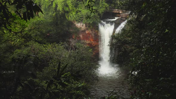 Haew Suwat Waterfall in Khao Yai National Park, Thailand