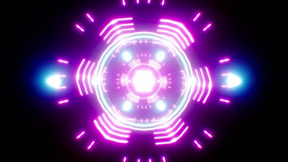 Fast Blinking Neon Light 4K Loop alt