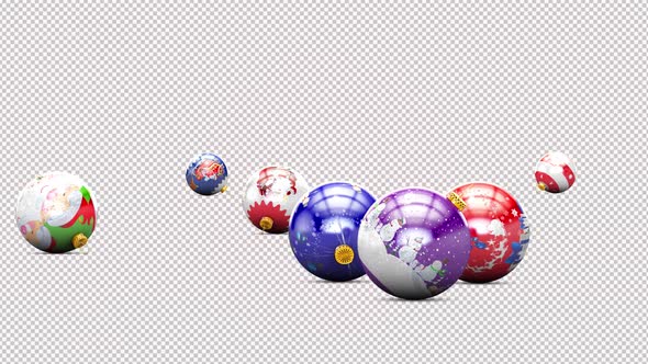 Christmas Balls Are Slowly Rolling