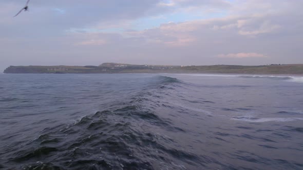 Ocean Waves Building Height Before Crashing in Shallow Water alt