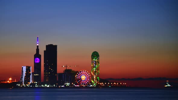 Batumi Waterfront View Timelapse alt