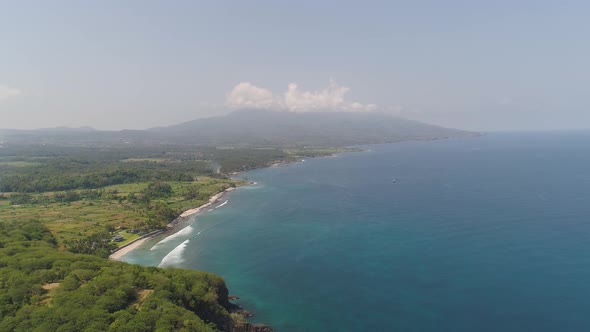 Sandy Beach in a Tropical Resort alt