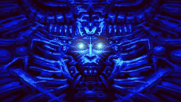 Wall of Goddess Blue