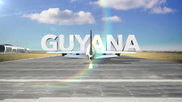 Commercial Airplane Landing Country   Guyana