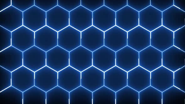 Neon Hexagonal Textures alt