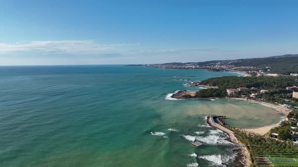 Beautiful beach in Turkey Alanya alt