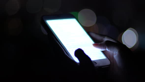 Smartphone At Night