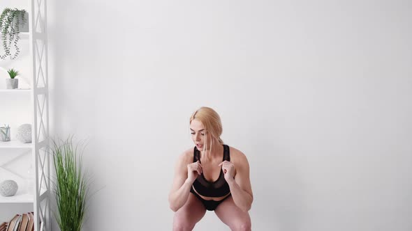 Home Fitness Female Trainer Online Sport Healthy alt