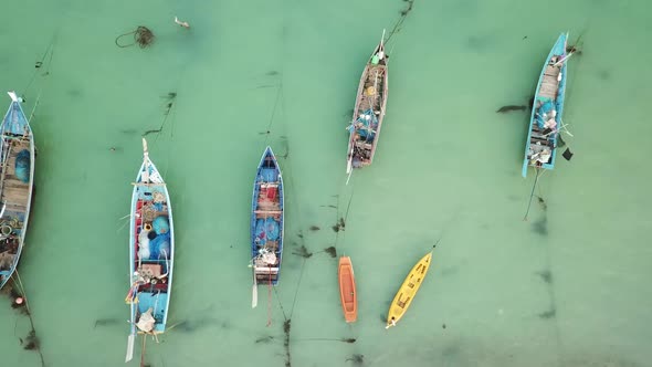 Fishing Boats Near Koh Samui Thailand