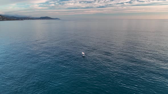 Fishermen fish far out to sea alt