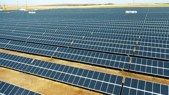 Solar Batteries Installed in Lines Outdoors. Energy Saving, Energy Efficiency, Renewable Energy alt