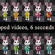 Rabbits Colorful Numbers Pack - VideoHive Item for Sale