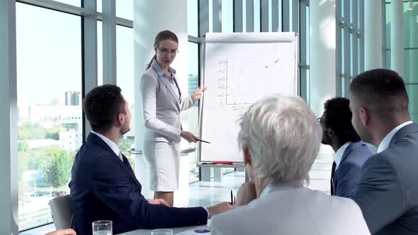 Young girl at presentation  alt