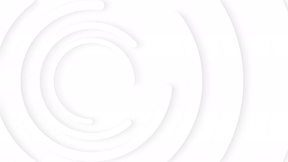 Abstract white circles with soft dymanic shadow. 3d clean embossed background. alt