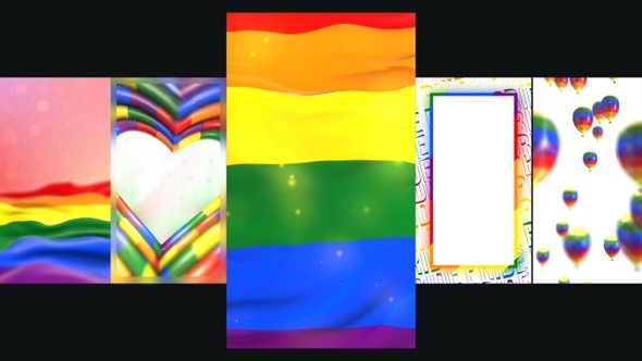 LGBTQ Pride Vertical Backgrounds