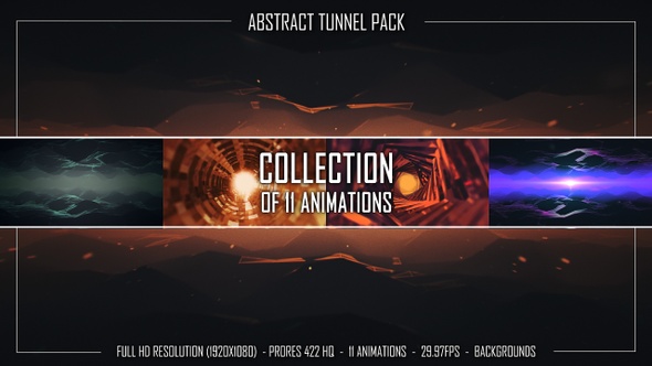 Abstract Tunnel Pack