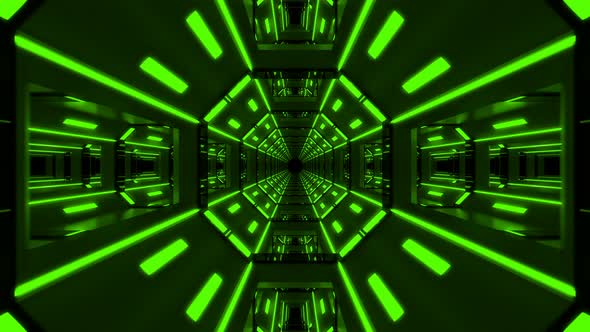 Green Tunnel Background