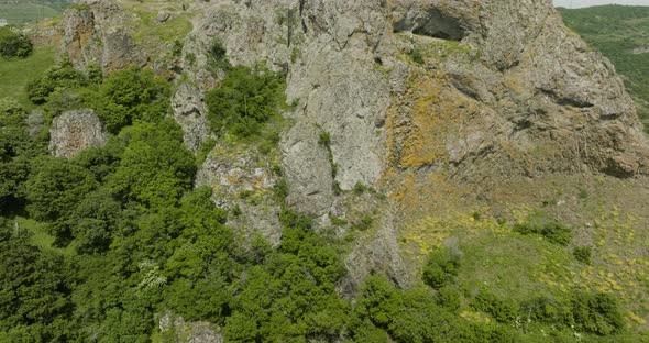 Panorama of the Azeula Fortress and the Kojori town far away in the background. alt