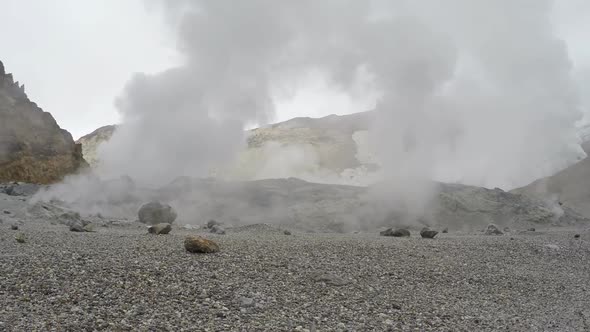 Thermal, Fumarole Field in Crater of Active Volcano