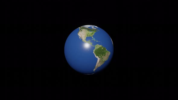 3D modeling planet Earth in a dark space. Concept 3d render element on a black background alt