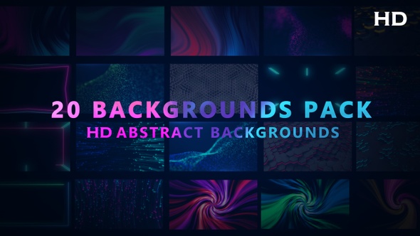 20 Abstract Background Pack HD
