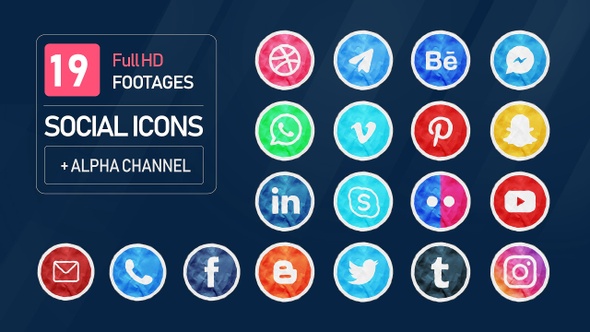 Paper Social Icons Pack
