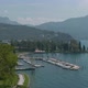 Aeriel drone view of the italian alps and the lake garda with the marina of Riva Del Garda in Northe - VideoHive Item for Sale